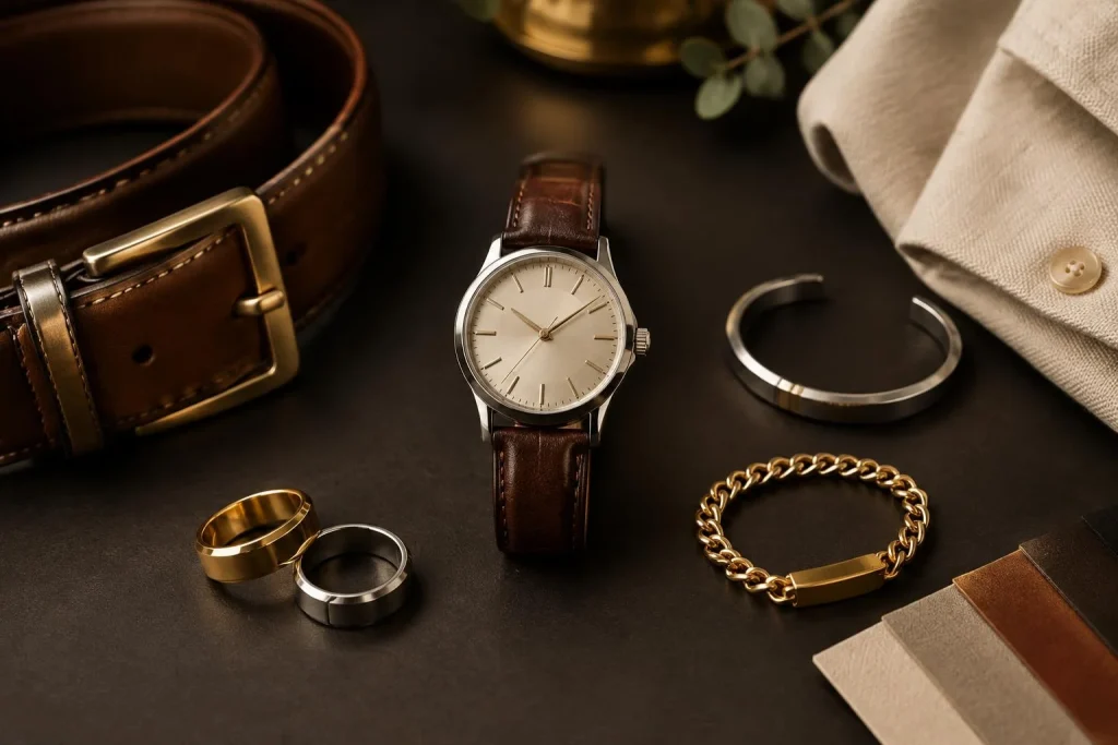 Accorder une montre élégante : cuirs, métaux et faux pas