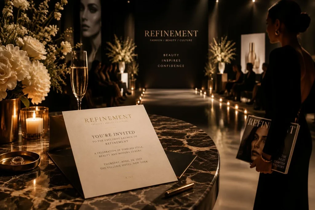 Soirée de lancement de marque de luxe : expérience rare